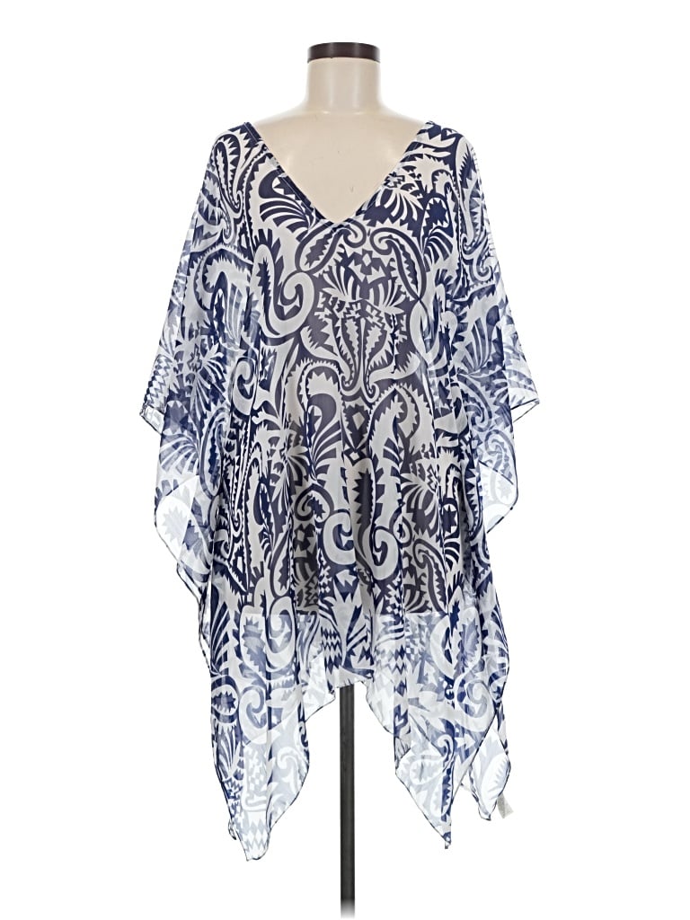 Pre-owned Echo Swimsuit Cover Up In Blue