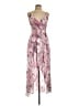 Lulus 100% Polyester Tie-dye Pink Cocktail Dress Size L - photo 1