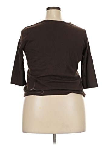 St. John's Bay 3/4 Sleeve T-Shirt (view 2)
