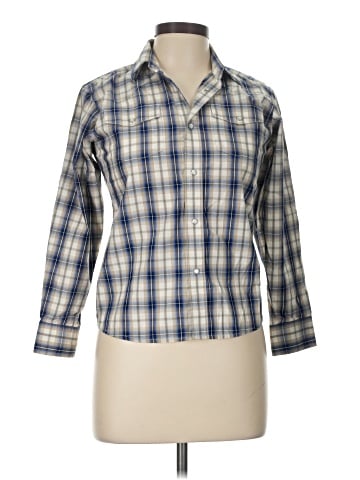 Wrangler Jeans Co 3/4 Sleeve Button-Down Shirt (view 1)