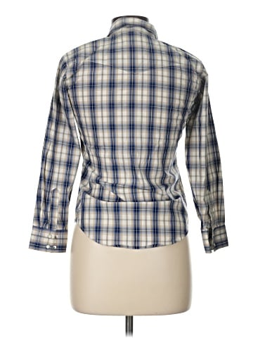 Wrangler Jeans Co 3/4 Sleeve Button-Down Shirt (view 2)