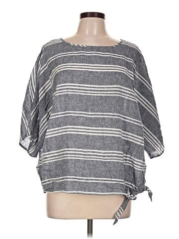 BeachLunchLounge 3/4 Sleeve Top (view 1)