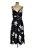 Lulus 100% Polyester Floral Blue Cocktail Dress Size L - photo 1