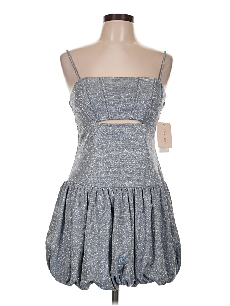 City Studio Casual Dress In Purple