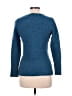 Moda International Tweed Blue Pullover Sweater Size L - photo 2