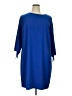 CeCe 100% Polyester Solid Blue Casual Dress Size 16 - photo 1