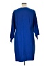 CeCe 100% Polyester Solid Blue Casual Dress Size 16 - photo 2