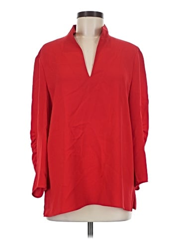 Lafayette 148 New York Long Sleeve Blouse (view 1)