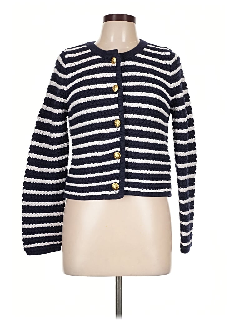 Pre-owned Gap Cardigan Sweater In Blue