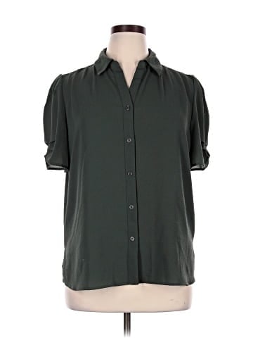 Adrianna Papell Short Sleeve Blouse (view 1)