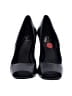 J Vincent 100% Leather Black Heels Size 7 1/2 - photo 2