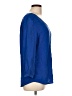 Max Studio 100% Silk Blue 3/4 Sleeve Top Size L - photo 4