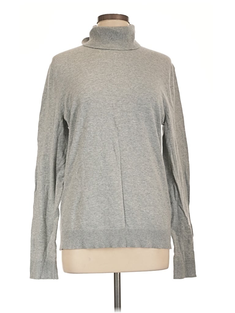 Pre-owned Alfani Turtleneck Sweater In Gray