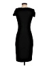 Cache Animal Print Solid Black Cocktail Dress Size 2 - photo 2
