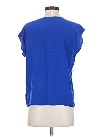 Assorted Brands Short Sleeve Silk Top (view 2)