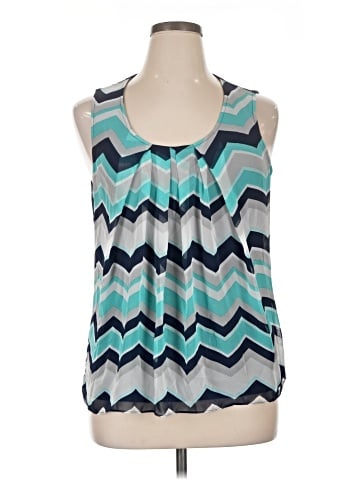 NY&C Sleeveless Blouse (view 1)