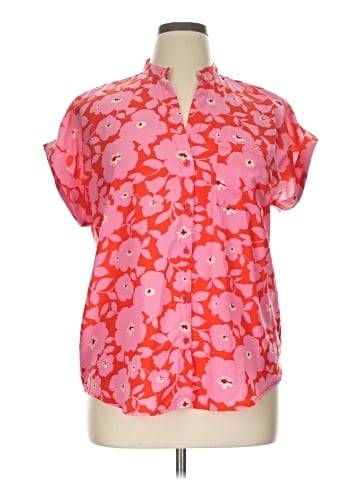 Timing Short Sleeve Blouse (view 1)