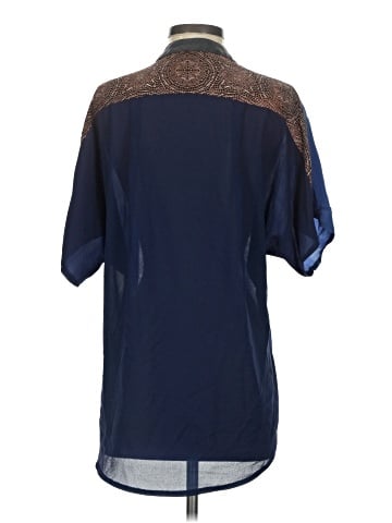 Alberto Makali Short Sleeve Silk Top (view 2)
