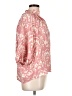Glam 100% Polyester Paisley Pink 3/4 Sleeve Blouse Size L - photo 4
