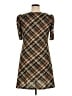 Perceptions Argyle Brown Casual Dress Size 1X - photo 2