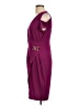 Cache Purple Burgundy Cocktail Dress Size L - photo 5