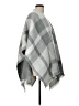 Unbranded 100% Acrylic Plaid Gray Wrap One size - photo 4