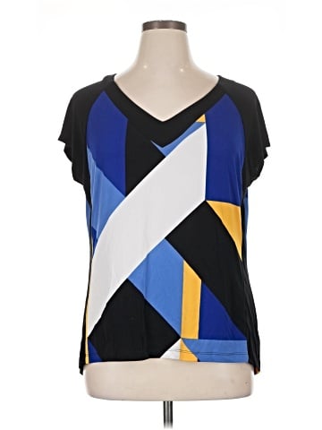 Worthington Short Sleeve Blouse (view 1)