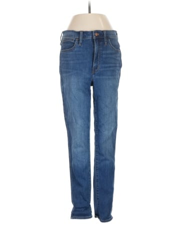 Madewell 10" High-Rise Roadtripper Supersoft Jeans in Playford Wash (view 1)
