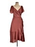 Lulus 100% Polyester Brown Cocktail Dress Size L - photo 1
