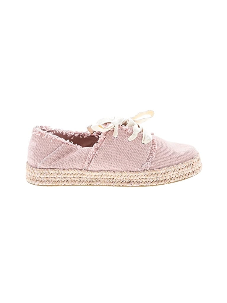 Pre-owned Toms Flats In Pink