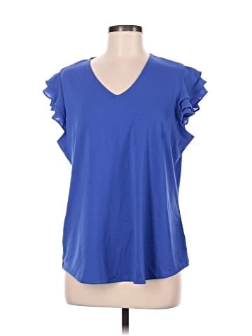 Adrianna Papell Sleeveless T-Shirt (view 1)
