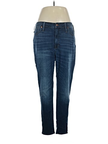 Madewell Curvy High-Rise Skinny Jeans in Danny Wash: TENCEL&trade; Denim Edition (view 1)