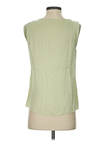 Elie Tahari Sleeveless Silk Top (view 2)