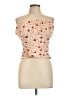 Free People 100% Polyester Red Sleeveless Blouse Size L - photo 1