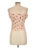 Free People 100% Polyester Red Sleeveless Blouse Size L - photo 2