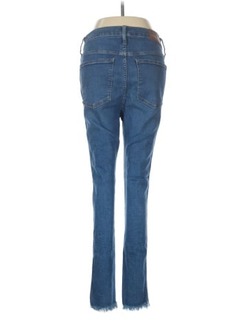 Madewell 10" High-Rise Skinny Jeans in Mackey Wash: Button-Front Edition (view 2)