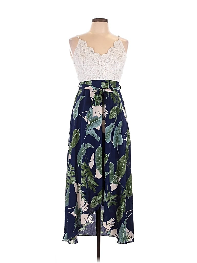 Pre-owned Blooming Jelly Cocktail Dress In Blue