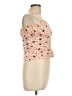 Free People 100% Polyester Red Sleeveless Blouse Size L - photo 4