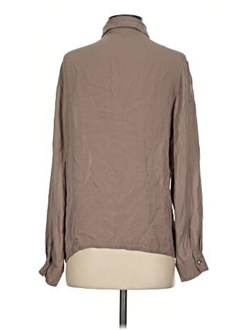 Grace Long Sleeve Silk Top (view 2)