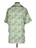 Assorted Brands Floral Green Short Sleeve Blouse Size S - photo 2