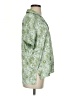 Assorted Brands Floral Green Short Sleeve Blouse Size S - photo 4