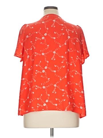 LC Lauren Conrad Short Sleeve Blouse (view 2)