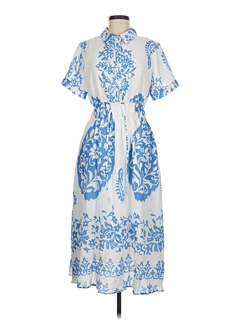 Pre-owned Thml Casual Dress In Blue