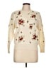 Grace Floral Ivory Pullover Sweater Size L - photo 1