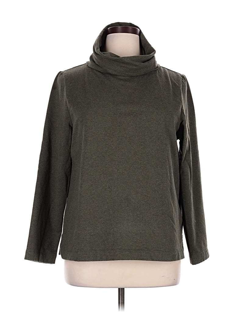 Pre-owned Talbots Outlet Turtleneck Sweater In Gray
