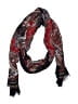 Unbranded Paisley Burgundy Scarf One size - photo 1