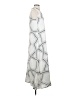 Commense Graphic Silver Ivory Cocktail Dress Size XS - photo 4