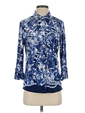 Karl Lagerfeld Paris 3/4 Sleeve Blouse (view 1)