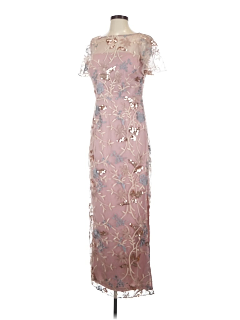 Pre-owned Js Collections Cocktail Dress In Brown