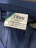 IZOD 100% Polyester Solid Blue Shorts Size 8 - photo 3